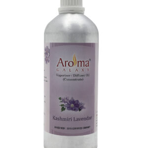 Aroma Galaxy 100% Pure & Natural 1 LTR Kashmiri Lavender Vaporiser/ Diffuser Oil (Concentrated) – Home Fragrance for Calming Effect, Aromatherapy and Spa