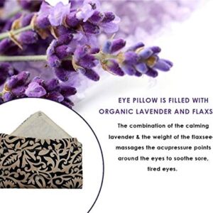 Aroma Galaxy Flax Seeds Therapeutic Eye Mask & Eye Pillow Blended in Pure Natural Essential Oils – Aromatherapy for Eyes, 140 G