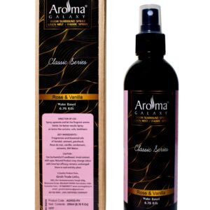 Aroma Galaxy Room Freshener Spray – Air Freshener – Room Spray for Home and Office – Rose and Vanilla Fragrance – 200 ml – Fabric Linen and Pillow Spray