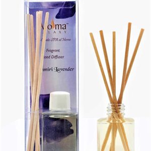 Aroma Galaxy Kashmiri Lavender Scented (Alcohol Free) 30 Ml Reed Diffuser Oil in Glass Bottle with 6 Reed Sticks – for Home, Living Room